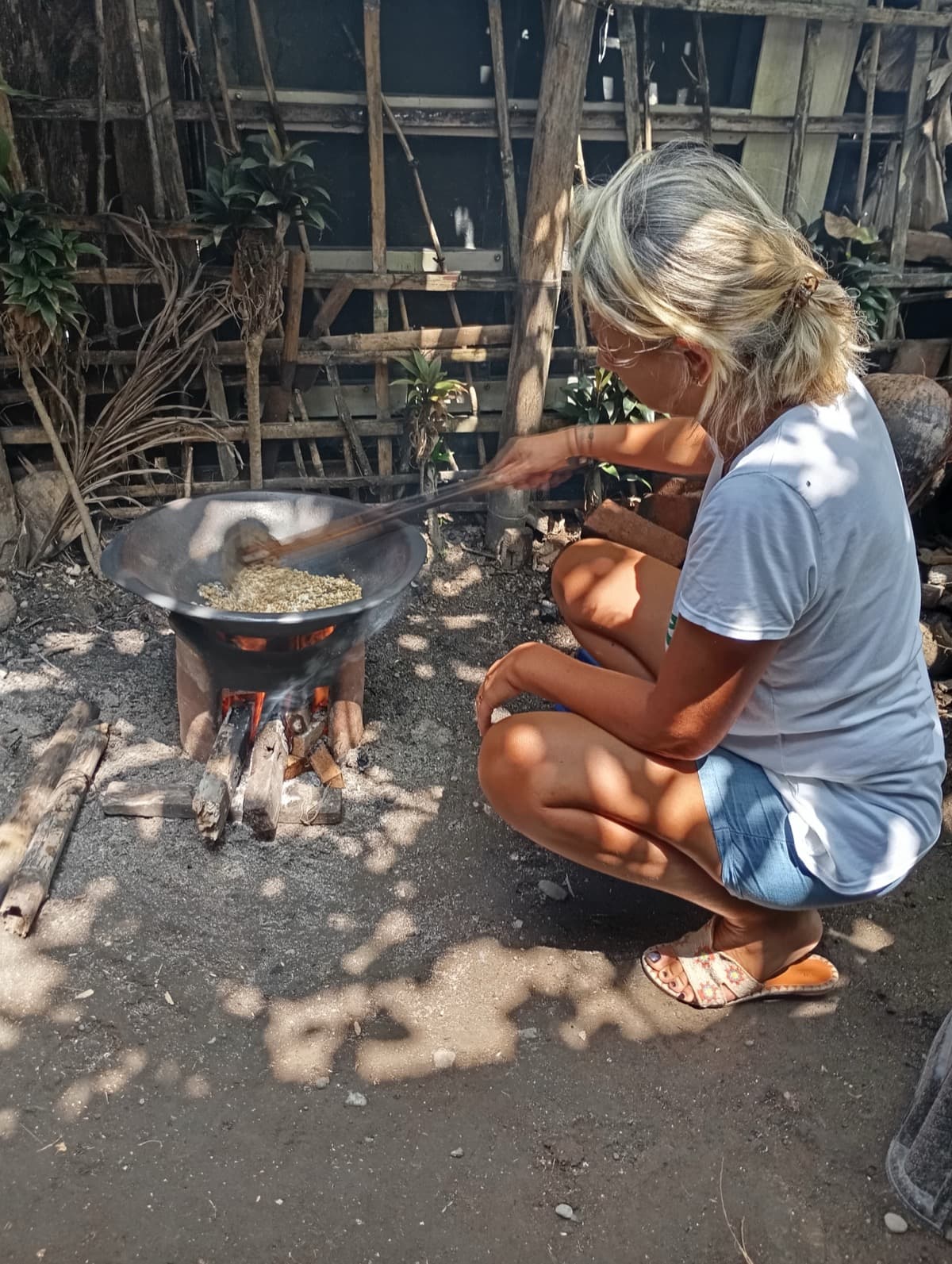 Cooking with the family